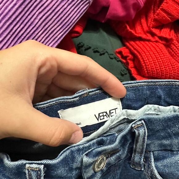 Vervet dark blue distressed flare - Picture 5 of 6